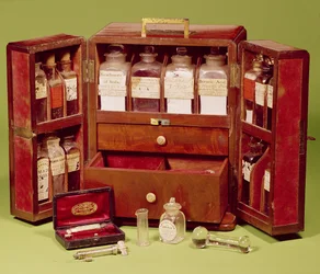 Medizinschrank der Familie Dinneford (Mahagoni)